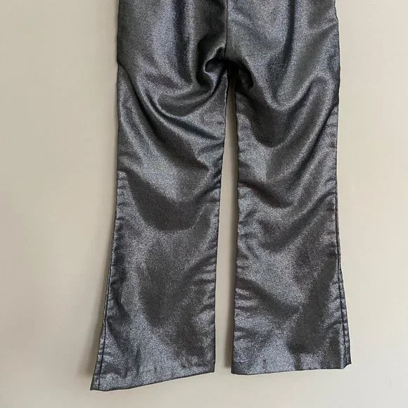 House of CB Jas Silver Kick Flare Trouser - Picture 9 of 14